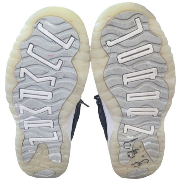 nike air jordan 11 retro td jubilee 25th anniversary shoes Toddler Size 13C - Picture 5 of 6